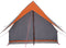 vidaXL - Kampeertent - A-Frame - 3-Persoons - Grijs - en - Oranje - Waterdicht