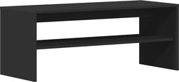 vidaXL - Tv-meubel - 100x40x40 - cm - bewerkt - hout - zwart