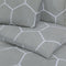 vidaXL - Dekbedovertrekset - 240x220 - cm - katoen - grijs