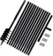 vidaXL - Grondboor - 100 - mm - met - 13 - m - verlengstuk - Staal