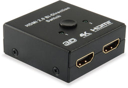 Equip 332723 - HDMI Bi-Direction Switch - 2x HDMI - Zwart