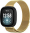 iMoshion Bandje Geschikt voor Fitbit Versa 4 / 3 / Sense (2) - iMoshion Milanees magnetische band - goud