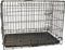Draadkooi bench kleur hamerslag 2deurs 106x69x79 cm