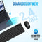 Draadloos Toetsenbord met Muis Set - Soft Touch Toetsen - Qwerty