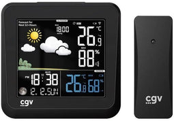 Draadloos weerstation - CGV - MY METEO-1NC - Kleurenscherm - Touchbediening - Klok en kalender