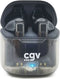 Draadloze Bluetooth-hoofdtelefoon - CGV - URBAN GHOST - Batterijduur van 30 uur - Aanraakbediening - TWS - Zwart