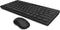 Draadloze Combo set 8000M QWERTY UI met draadloze muis Zwart