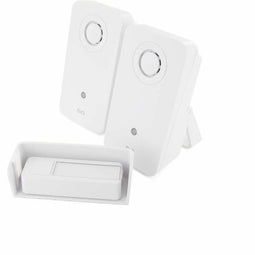 Draadloze deurbel met signaallamp (2 bellen) DiO