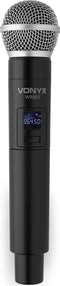 Draadloze microfoon - Vonyx WM82C UHF draadloze microfoonset met handheld en headset microfoon