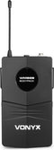 Draadloze microfoon - Vonyx WM82C UHF draadloze microfoonset met handheld en headset microfoon