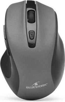 Draadloze muis - BLUESTORK - OFFICE 75 - Oplaadbaar - PC/MAC - Grijs