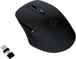 Draadloze muis - MOBILITY LAB - Omega - Bluetooth en 2,4GHz ontvanger - Zwart - Stille klikken - Verstelbare precisie