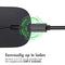 Draadloze muis - Oplaadbare computermuis + 2.4G USB-A adapter - Zwart