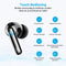 PrimeSound Sky Pro Draadloze Oordopjes - Active Noise Cancelling - LED Display - BT 5.3 - Zwart