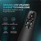 Draadloze Presenter - Presentatie klikker - Wireless Presenter - Powerpoint afstandsbediening - Laser Pointer - Inclusief USB-C Adapter & Opberghoes - Draadloos - USB - Zwart