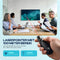 Draadloze Presenter - Presentatie klikker - Wireless Presenter - Powerpoint afstandsbediening - Laser Pointer - Inclusief USB-C Adapter & Opberghoes - Draadloos - USB - Zwart
