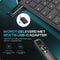 Draadloze Presenter - Presentatie klikker - Wireless Presenter - Powerpoint afstandsbediening - Laser Pointer - Inclusief USB-C Adapter & Opberghoes - Draadloos - USB - Zwart