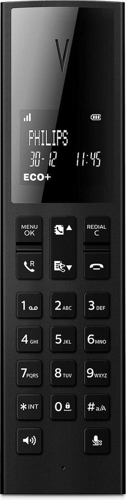 Draadloze telefoon Philips M3501b / 23 - 1,8 inch - bereik tot 300 meter - Gap - Zwart