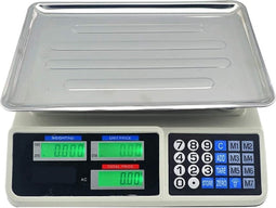 Draadloze Winkelweegschaal met LCD-Scherm - 40KG Capaciteit - Nauwkeurigheid tot 2g - Inclusief Accu