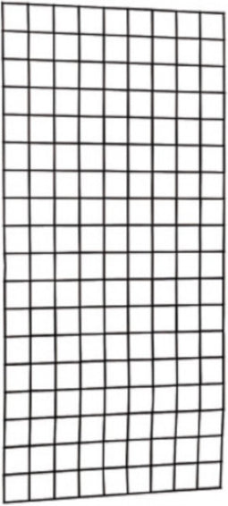 Draadmat verzinkt zonder kader (90 x 180 cm) | Zwart geplastificeerd