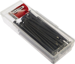 Draadnagel platkop blank 5.0x125mm. 1000 gram. Deltafix.