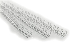 Draadrug GBC 6mm US/21rings A4 zilver 100stuks