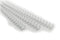 Draadrug GBC 6mm US/21rings A4 zilver 100stuks