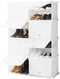 Draagbaar Modulair Schoenenrek InnovaGoods Wit - 20 paar