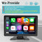 Draagbare Draadloze Apple Carplay Dash Mount - 7 inch Android Autoradio