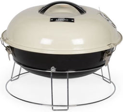 Draagbare houtskoolbarbecue - LIVOO - DOC301 - Champagne en zwart