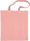 Draagtas Katoen Roze, 38x42cm.
