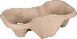 Draagtray | 2-vaks | 216x116x48mm | papierpulp | 50 stuks