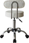 Draaikruk met rugleuning - werkkruk - zadelkruk - tabouret - hoogte verstelbaar