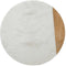 Draaiplateau - marmer & Hout - diameter 30,5 cm. Hoogte 4,5cm