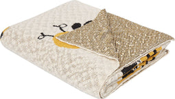 DRAGAN - Kinderdeken - Beige - 130 x 170 cm - Katoen