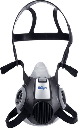 Dräger X-plore 3300 Halfgelaatsmasker - Zonder filters - Masker - M - Blauw