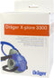 Dräger X-plore 3300 Halfgelaatsmasker - Zonder filters - Masker - M - Blauw