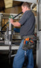 Draper Tools Gereedschapsriem met buidel 50 mm olie-gelooid leer zwart