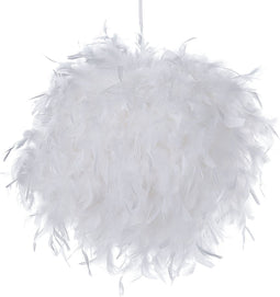 DRAVA - Kinderlamp - Wit - Veren