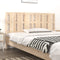 vidaXL - Hoofdbord - 185,5x4x100 - cm - massief - grenenhout - zwart