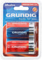 Grundig D Alkaline Batterijen - 1,5V - 6000 mAh - (2 stuks)