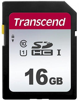 Transcend SDHC 300S - Geheugenkaart 16GB - UHS-I V30 4K opname