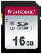 Transcend SDHC 300S - Geheugenkaart 16GB - UHS-I V30 4K opname