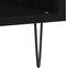 vidaXL - Record - Cabinet - Zwart - Eiken - 100x38x48 - cm - Geprefabriceerd - Hout