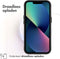 iMoshion Hoesje Geschikt voor iPhone 13 Pro Max Hoesje Shockproof - iMoshion Rugged Hybrid Carbon Case - Zwart