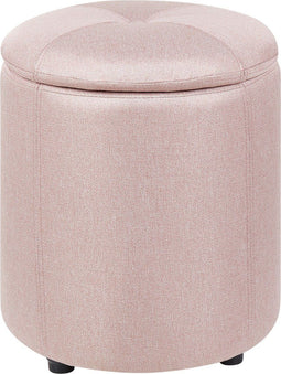 MARYLAND - Poef - Roze - 38 cm - Stof