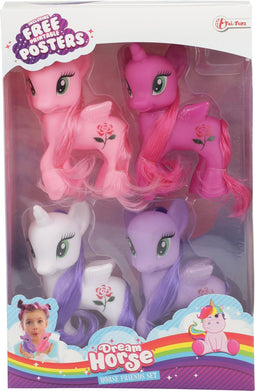 Dream Horse Fantasiepaarden Unicorn, 4st.