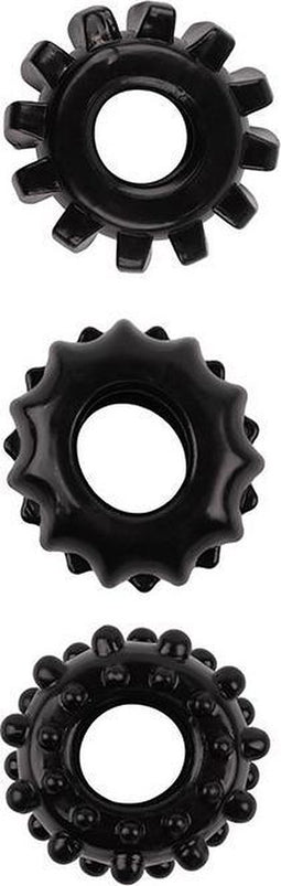 Dream Toys - All Times Favorites set van 3 penisringen - Zwart