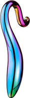 Dream Toys Dildo Love Toy Glamour Glass Elegant Curved Multicolours