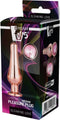 Dream Toys - Gleaming Love Rose Gold Pleasure Plug met siersteen - M